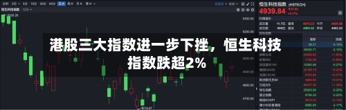 港股三大指数进一步下挫，恒生科技指数跌超2%
