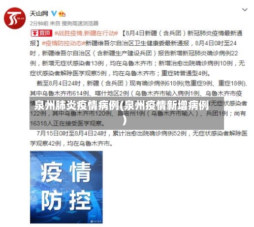 泉州肺炎疫情病例(泉州疫情新增病例)-第3张图片