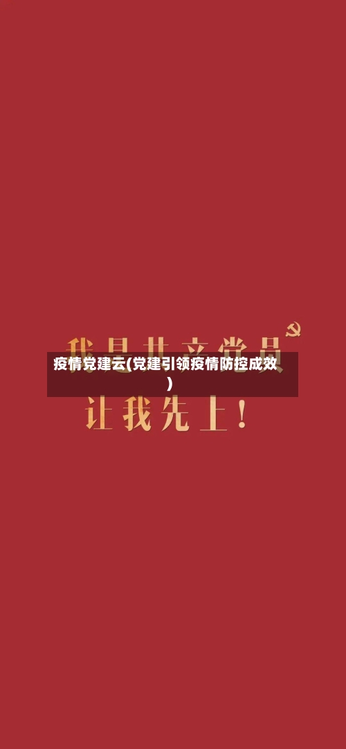 疫情党建云(党建引领疫情防控成效)-第2张图片