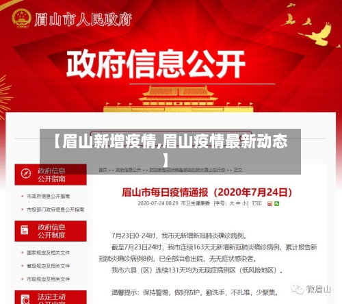 【眉山新增疫情,眉山疫情最新动态】-第2张图片