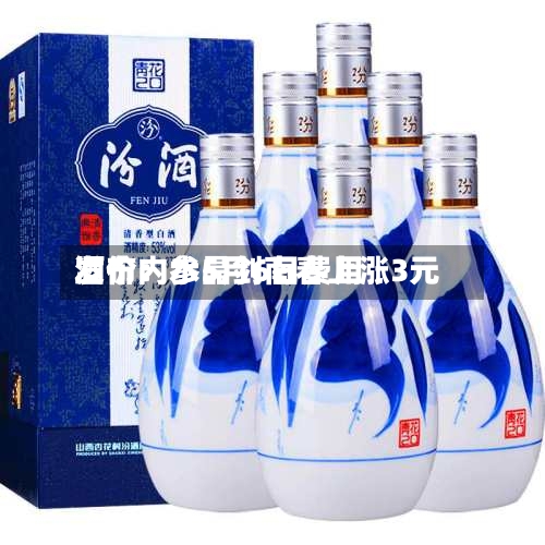 酒价内参5月6日费用发布：水晶剑南春上涨3元-第2张图片