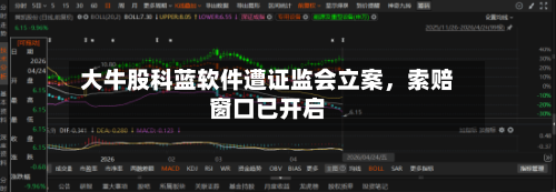 大牛股科蓝软件遭证监会立案	，索赔窗口已开启-第2张图片